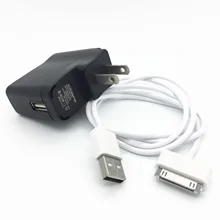 30 pin Usb настенное зарядное устройство данных Белый кабель для samsung Galaxy Tab 10,1 GT-P7510, Note 10,1 GT-N8000