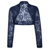 Veste à manches longues femme, manteau noir, court, boléro en dentelle, grande taille, vestes et manteaux femme automne printemps ► Photo 1/6