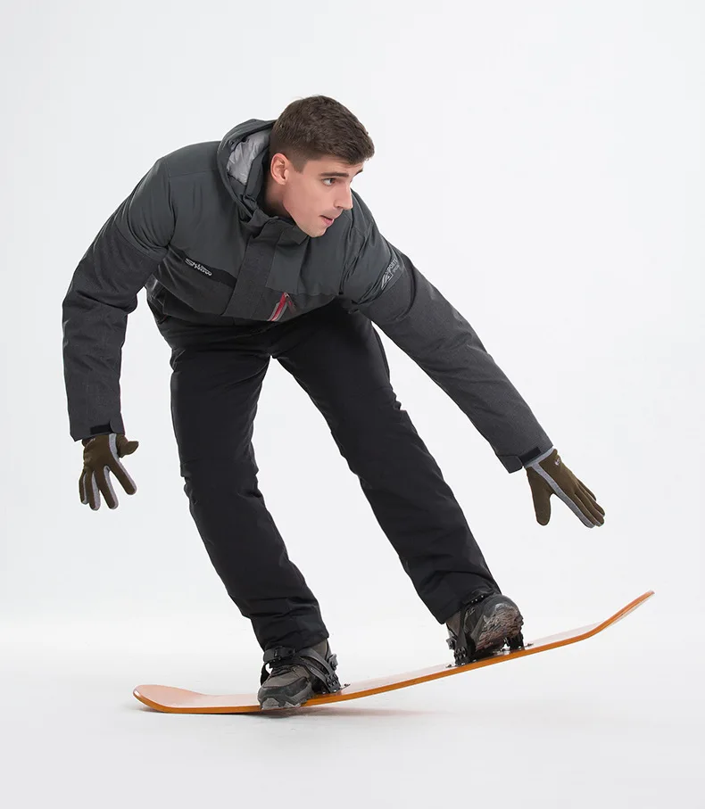 LANLAKA бренд лыжная куртка Для мужчин зимние Куртка из искусственной кожи PU высокого качества Сноубординг Куртки 4 цвета дополнительно горнолыжные Куртки мужской