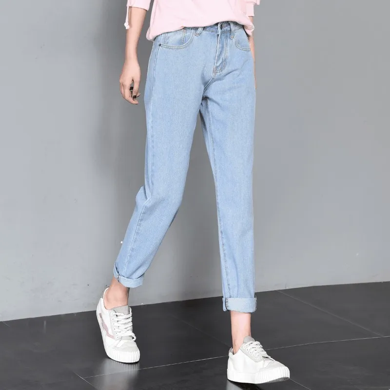 2018 Spring Summer Fashion Jeans For Women Loose Casual Hgih Waist Jeans BF Style Harem Denim Pants Trousers 2018 Spring Summer Fashion Jeans For Women Loose Casual Hgih Waist Jeans BF Style Harem Denim Pants Trousers