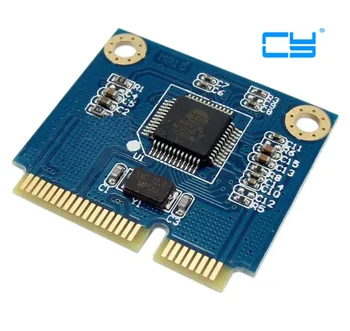 

1pcs Dual TF Micro SD Card to Mini PCI-E Express with half Bracket Memory Card Reader Adapter