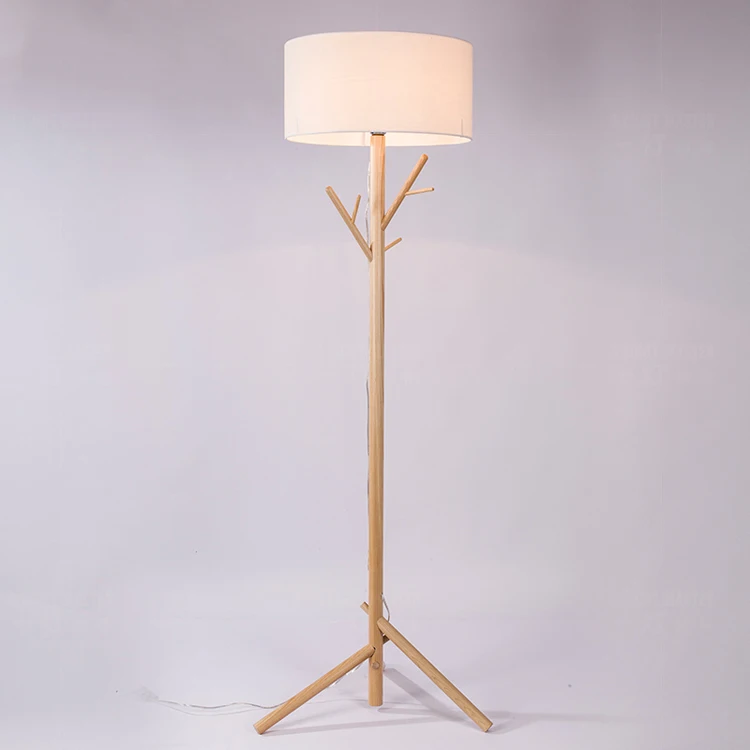 

Floor lamp Nordic living room study bedroom bedside decoration solid wood tree branches down table lamp ZL18 light ya73