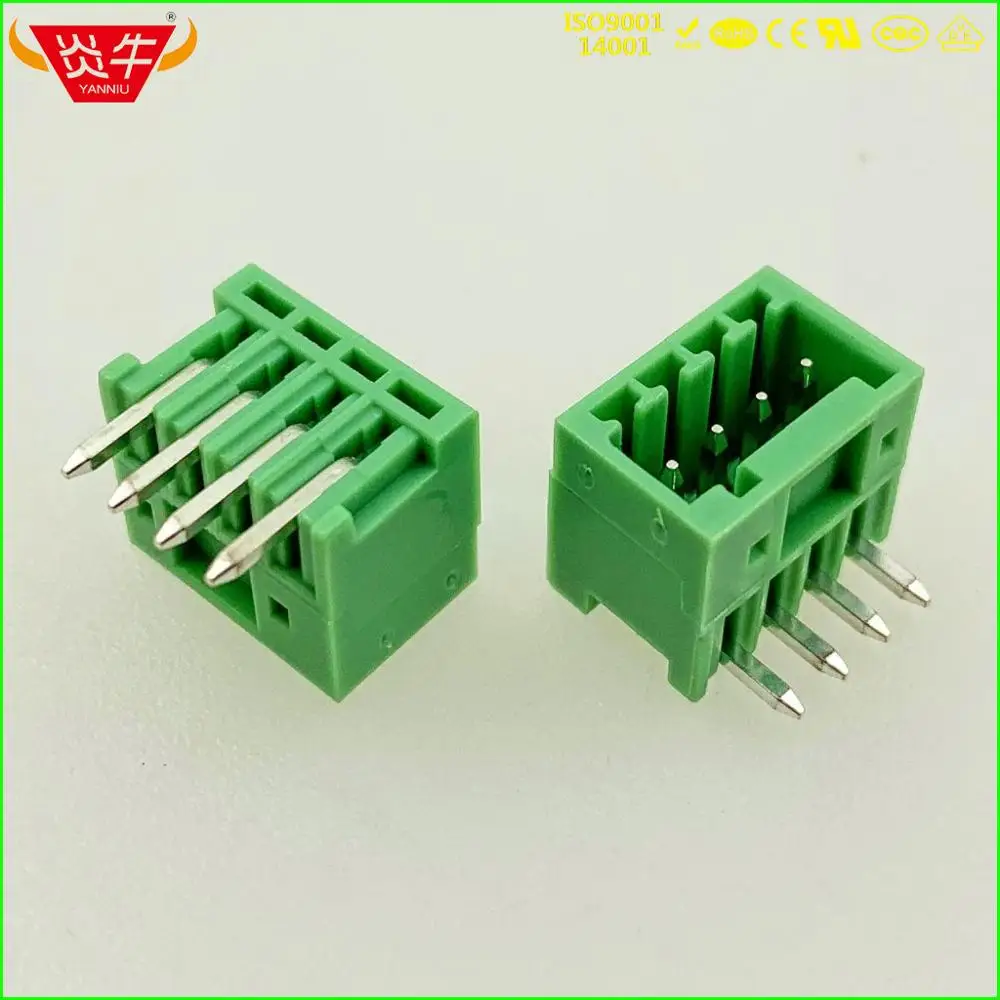 KF2EDGR 2.54 4P MALE 15EDGRC 2 54 мм 4PIN PCB прямоугольный разъем подключаемый вставной TEMINAL BLOCK