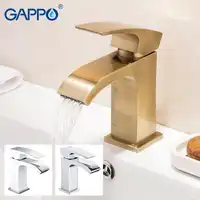 Gappo Faucet mixer for bath room torneiras Waterfall Basin Faucets bathroom cold and hot water brass mixers single handle faucet
