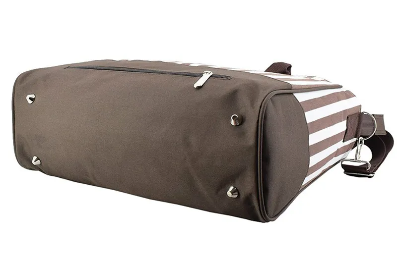 CROAL CHERIE 411530cm Striped Mummy Baby Diaper Bags Stroller Handbags For Moms Maternity Changing Nappy Bag Organizer (10)