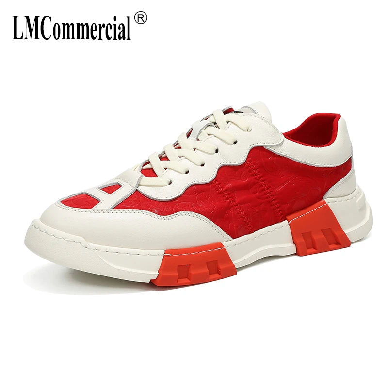 

Spring 2019 New Men's Shoes Coloured Dad's Shoes Men's Sports Shoes Thick Bottom Korean Version Baitao Fashion Leisure Shoes