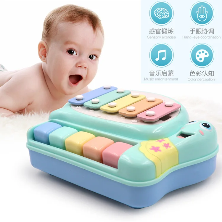 

Baby Piano percussion instruments Toy Infant Toddler Developmental Toy Plastic Kid Musical Piano Early Educational Musical Toy