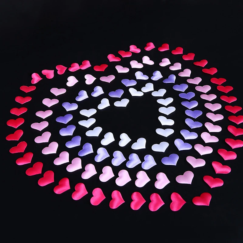 

100PCS 3.5CM Heart Shaped Sponge Petals Confetti For Wedding Marriage Home Valentine Decoration