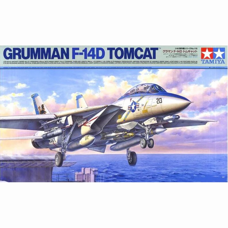 1/48 TAMIYA по супер скидке 61118 GRUMMAN F-14D модель tomcat хобби