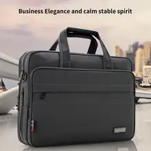 Мужская сумка для компьютера, портативный портфель, толстая Большая вместительная посылка, поперечная секция, ткань Оксфорд, деловая сумка