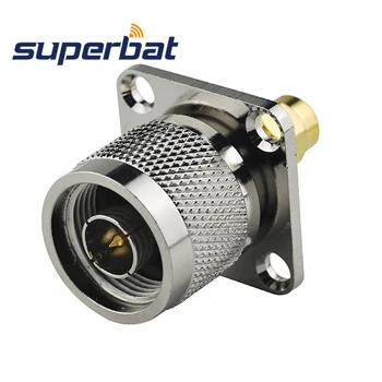 

Superbat 5pcs RF Adapter SMA Male Plug to N Male Flange Panel Mount RF Coaxial Connector Free Shipping