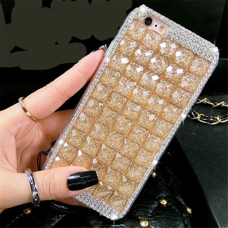 

For Xiaomi mi A1 A2 8 lite redmi note 4 4x 5A Prime 5 Plus 6 Pro S2 Y2 6A Glitter Diamond Crystal Rhinestone Soft Phone Case