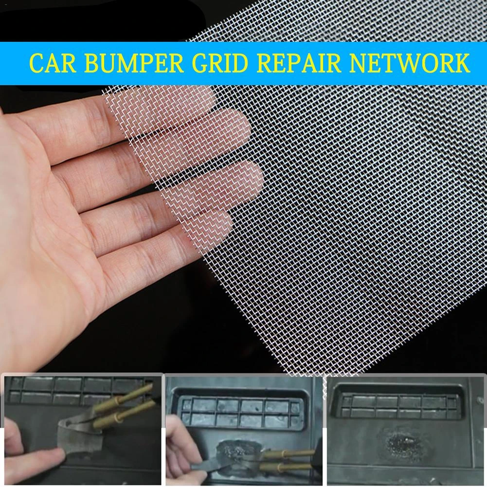 Car Bumper Stainless Steel Repair Mesh Plastic Crack Repair Hole Easy to Operate and Easy to Use Soarflight