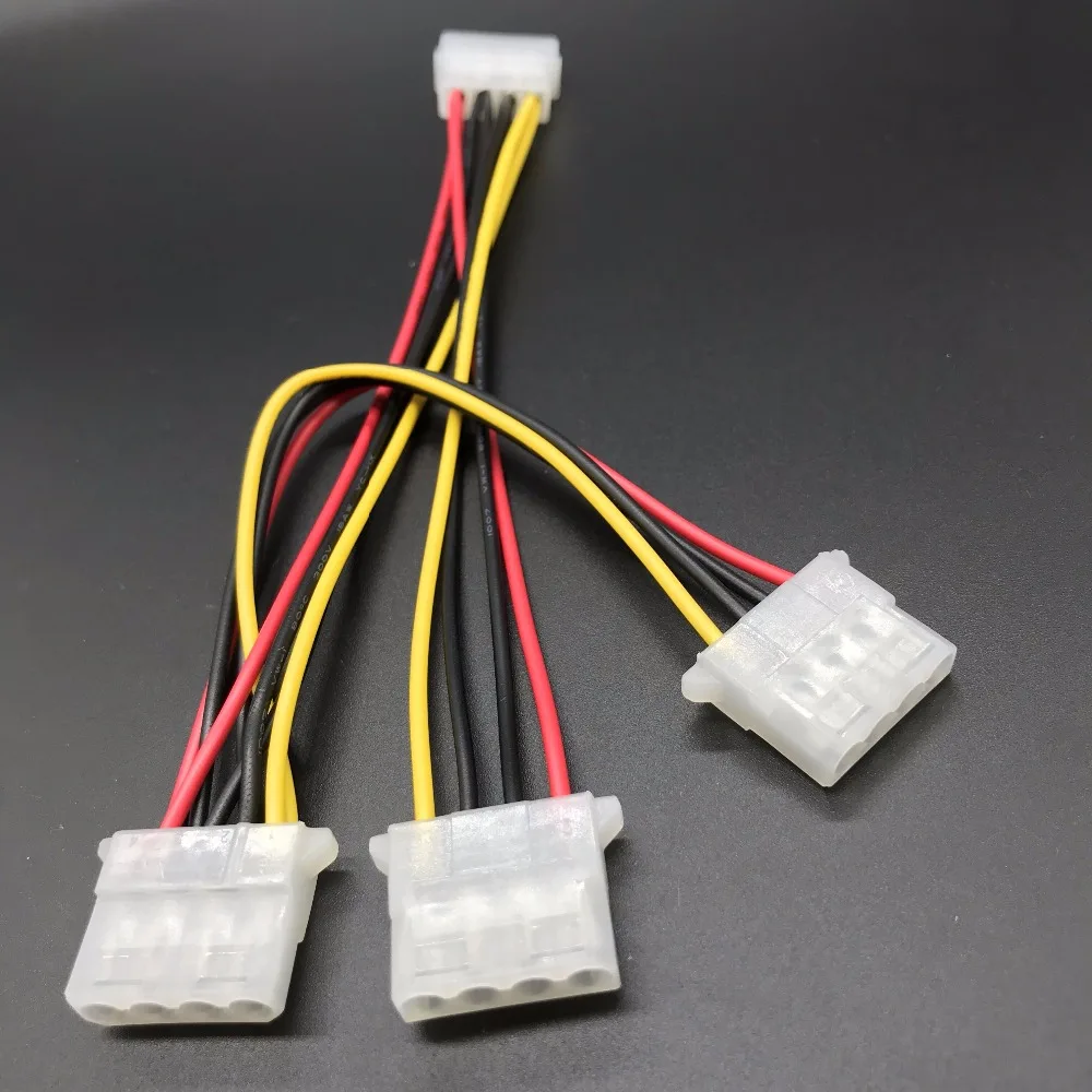 Распределительный кабель Molex 3 Way 1 блок питания для ПК адаптер блока LP4 доставка