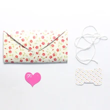 Domikee креативный милый южнокорейский цветок серия конверт для поздравительной открытки набор канцелярских принадлежностей, праздничная карта+ веревка+ наклейка