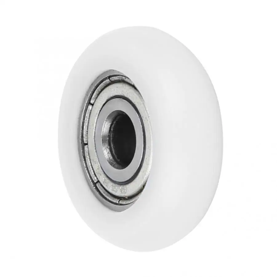 bearing 10pcs Nylon Plastic Pulley Roller Embedded Deep Groove Ball Bearings 5*23*7mm bearing axial