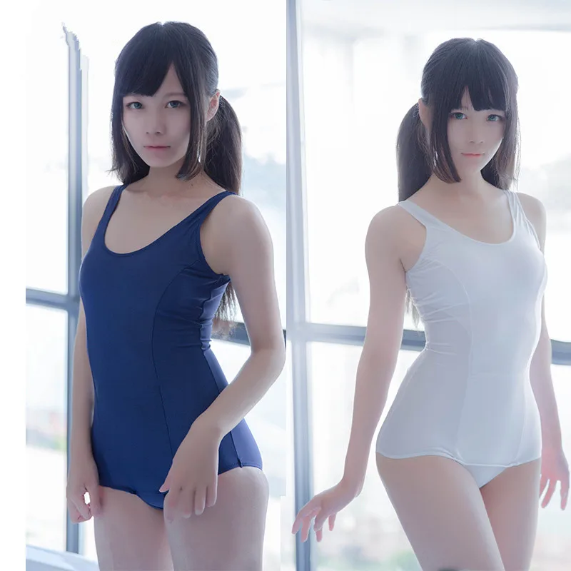 

Japanese school swimsuit one-piece swimsuit Conservative bikini