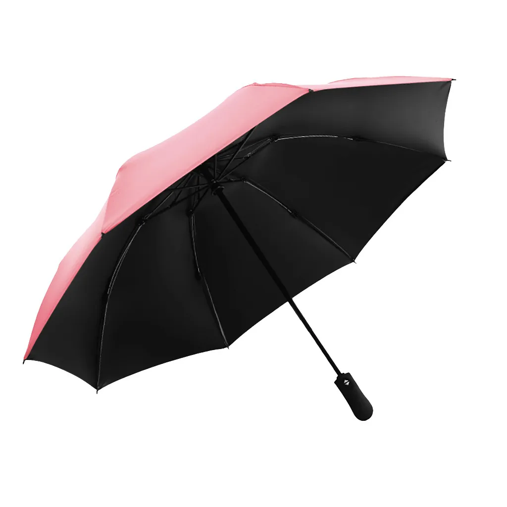 

Windproof UV Protection Inverted Umbrella Reverse Folding Umbrella Upgrade 101*64cm Automatic folding Pink Umberella Z30619