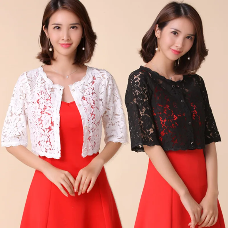 

F~4XL BIG Size Women Clothing Ladies Summer White Black Cardigan Coat Sexy Female Ladies Large Lace Crochet Blouse Shirt Blusas