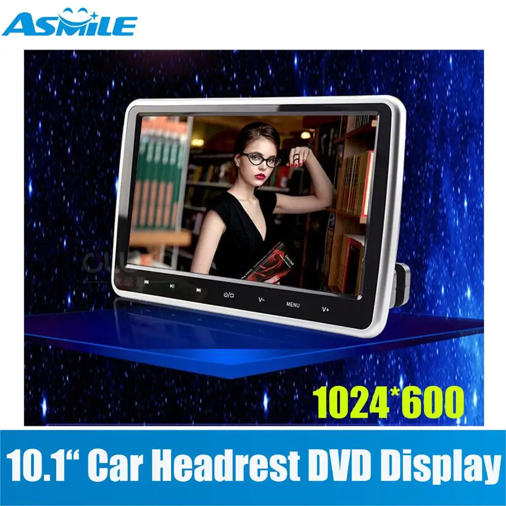 

10.1 inch car dvd headrest player monitor with 32Bit Games+USB+SD+IR/FM transmitter,CAR Mounted Hearest Video Monitor