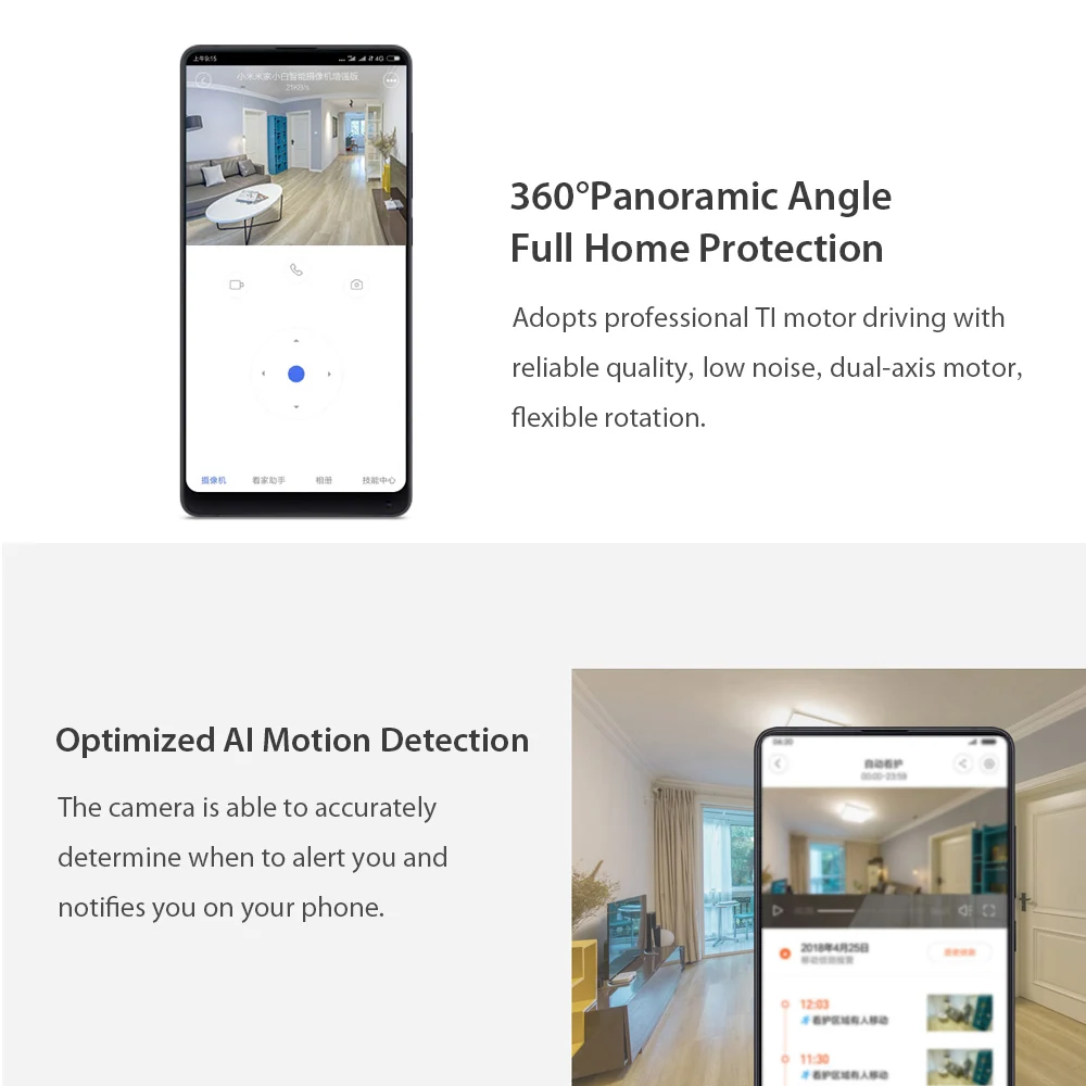 Xiaomi Mijia xiaobay Smart camera 1080P Full HD ночное видение 360 Угол панорамная веб-камера IP камера видеокамера приложение Беспроводное управление Домашняя безопасность улучшенная версия