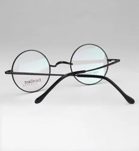 Чистые титановые винтажные маленькие круглые 42 44 мм оправы для очков John Lennon близорукость Rx able очки