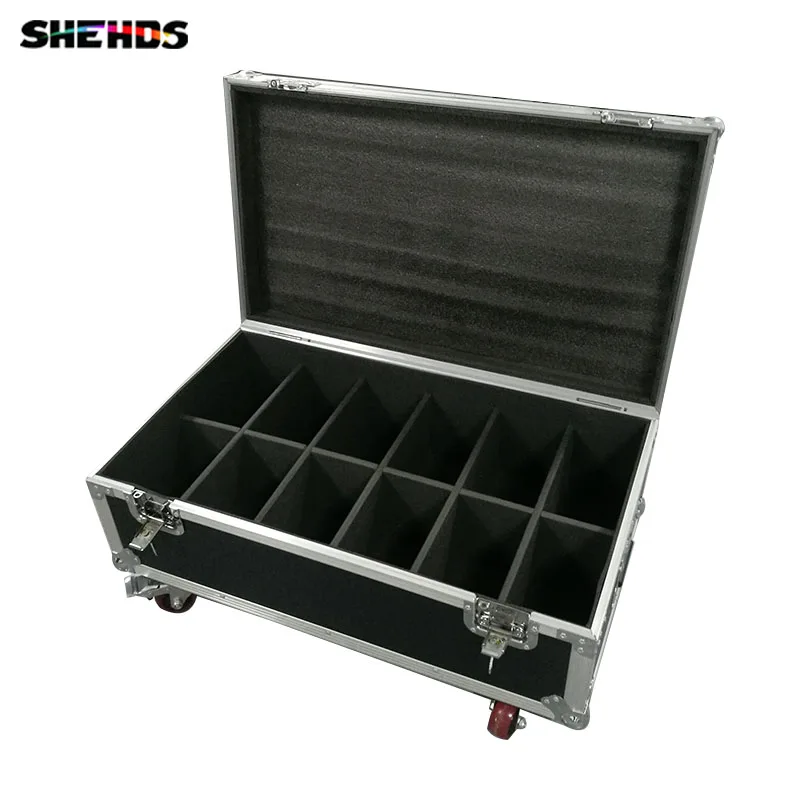 

Flight Case with 12pcs/lot LED Flat Par 7x3W Ultraviolet Color Stage Lighting with Professional for Party KTV Disco DJ Show