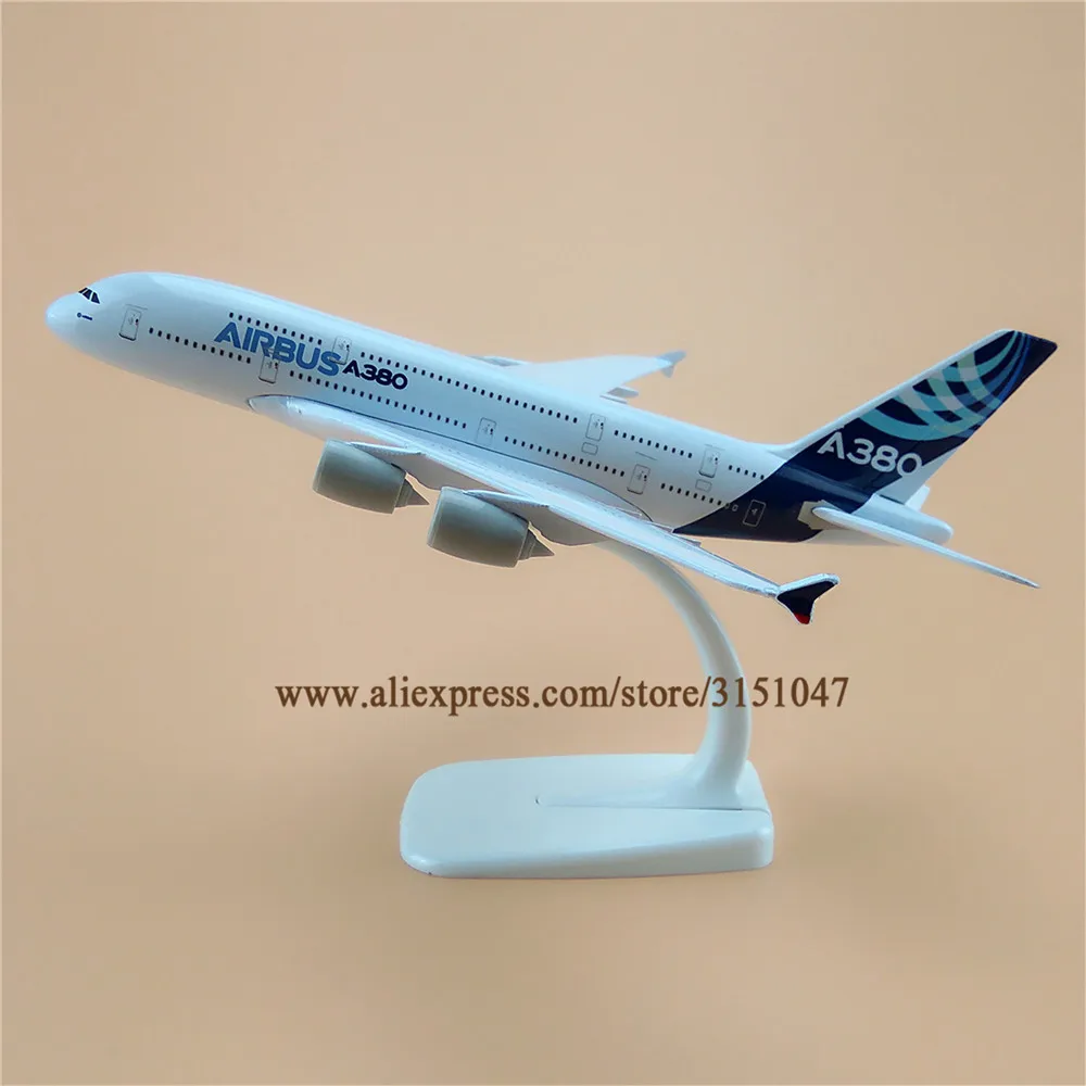 

Alloy Metal Prototype Air A380 Airbus 380 Airlines Airplane Model Plane Model Stand Aircraft Kids Gifts 20cm