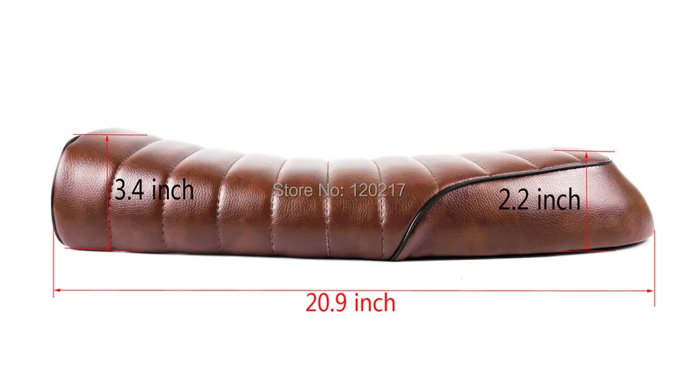 ヴィンテージフラットバイクシート,シート,コーヒーレーサー用