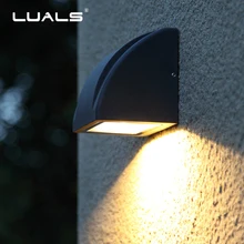 Современный простой настенный светильник Открытый водонепроницаемый настенный светильник садовый настенный фонарь роскошный домашнее светодиодное освещение креативное искусство крыльцо огни