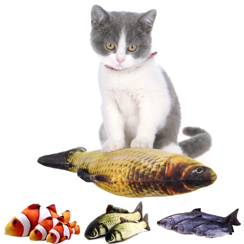 stuffed fish dog toy