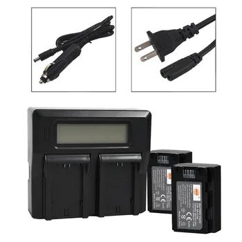 

DSTE 2x NP-FZ100 Battery +1.5A Dual LCD Charger for Sony a9, a7R III, a7 III VG-C3EM BC-QZ1