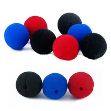 Губка Мяч Клоун красный нос маскарадный костюм реквизит Цирк Клоун Косплей Аксессуары маскарад, вечеринка, Хэллоуин Рождество