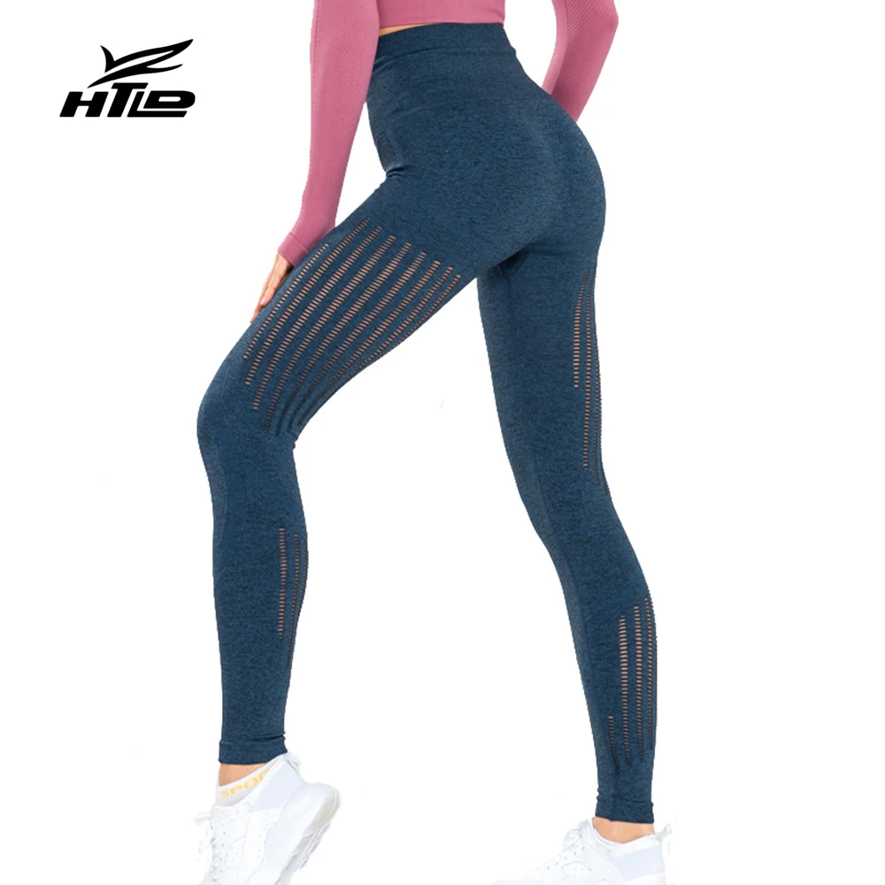 

HTLD Elastic Seamless Leggings Women High Waist Hollow Out Fitness Leggins Mujer Quick Dry Jeggings Workout Pants Pantalon femme