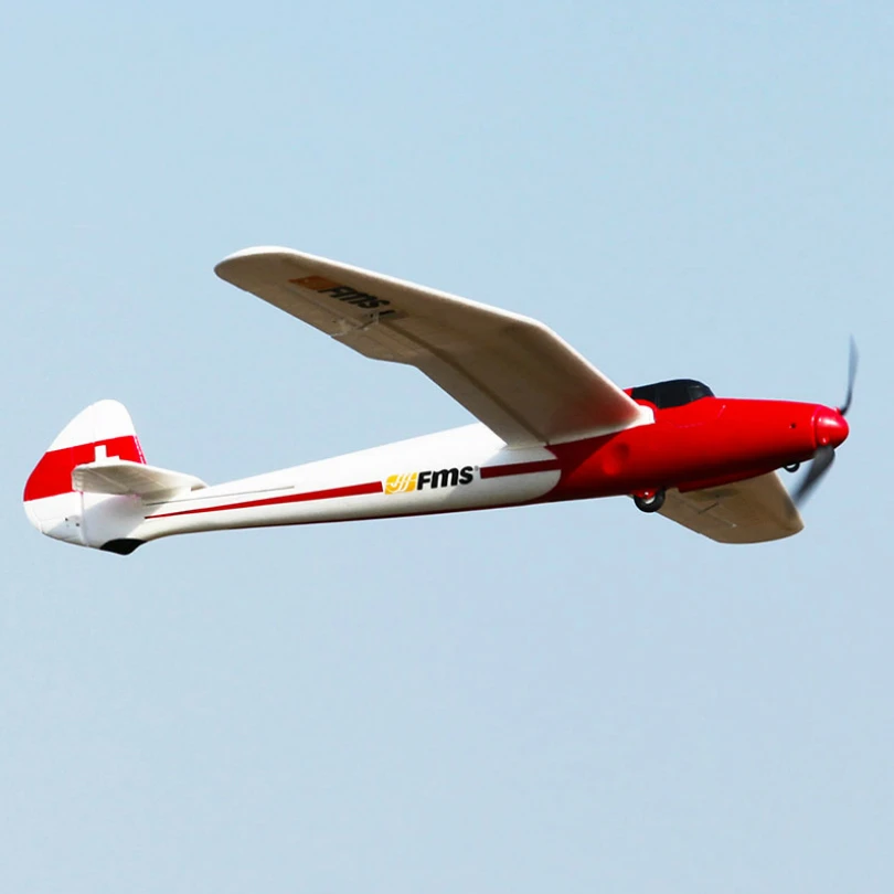 FMS 1500 мм (59 1 дюйма) Moa планер 4CH 2S PNP прочный EPO легкий тренажер радиоуправляемый