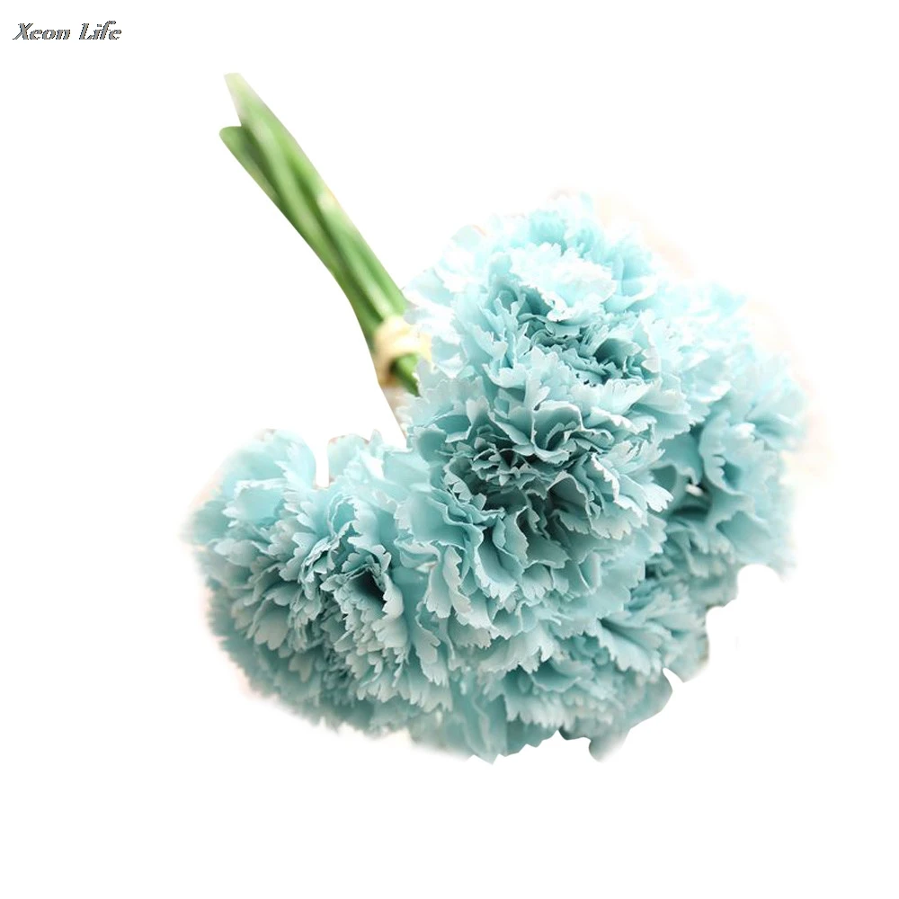 

2017 New Arrival Wedding Decoration Artificial Fake Flowers Carnations Floral Wedding Bouquet Bridal Hydrangea Decor