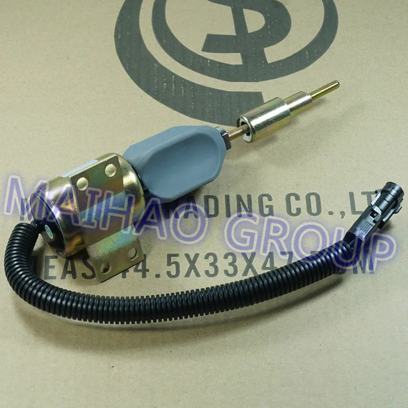 Топлива Shutdown Электромагнитный Клапан выключение Стоп 3357411 907120120014 3 Pin для cummins VW Форд 12 В