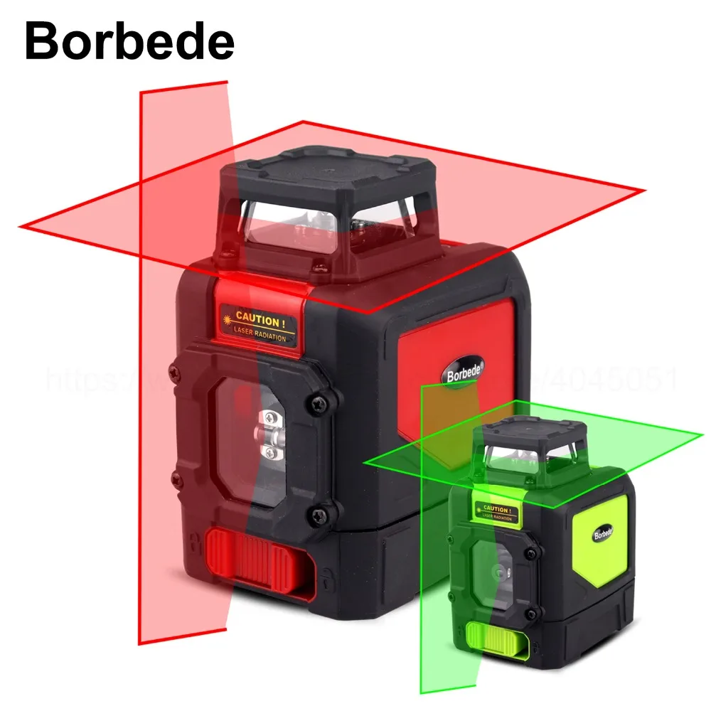 Günstige Borbede 5 Linien Laser Level Rot Grün Strahl 360 Horizontale Und Vertikale Selbst Nivellierung Einstellbar Tragbare Mini