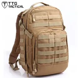 TTGTACTICAL 40L MOLLE военный рюкзак 24 часа пик армейская тактика боевой рюкзак водостойкий нейлон 3 P штурмовой путешествия рюкзак