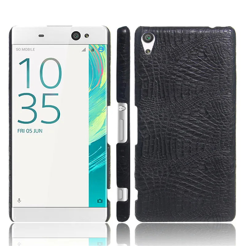 

For Sony Xperia XA Ultra F3211 F3216 Case Crocodile Pattern Hard PC with PU Leather Back Cover Case for Sony Xperia XA Ultra