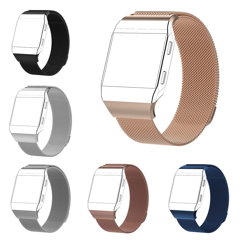 

Milanese Loop Mesh Wrist Watch Band for Fitbit Ionic Stainless Steel Metal Strap