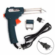 220 В 60 Вт Авто сварки Электрический паяльник Температура пистолет для пайки инструмента комплект с ЕС Подключите адаптер