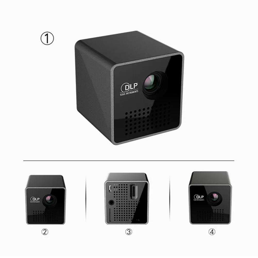 P1 Smart Home Mini Mobile Wireless Portable Projector Pocket Movie Home Video Digital Theater DLP Projector Chargable Projector P1 Smart Home Mini Mobile Wireless Portable Projector Pocket Movie Home Video Digital Theater DLP Projector Chargable Projector