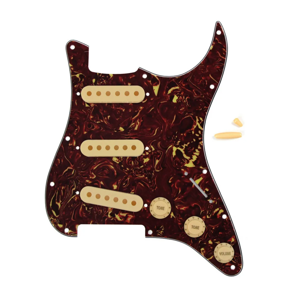 Buy 1 Set of Tortoise Guitar Pickguard Scratch Plate