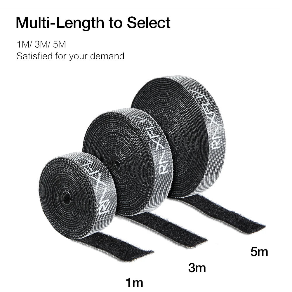 RAXFLY Cable Organizer Wire USB Cable Winder For iPhone Earphone Cable Protector 1M 3M 5M HDMI Mouse Line Management Clip Holder