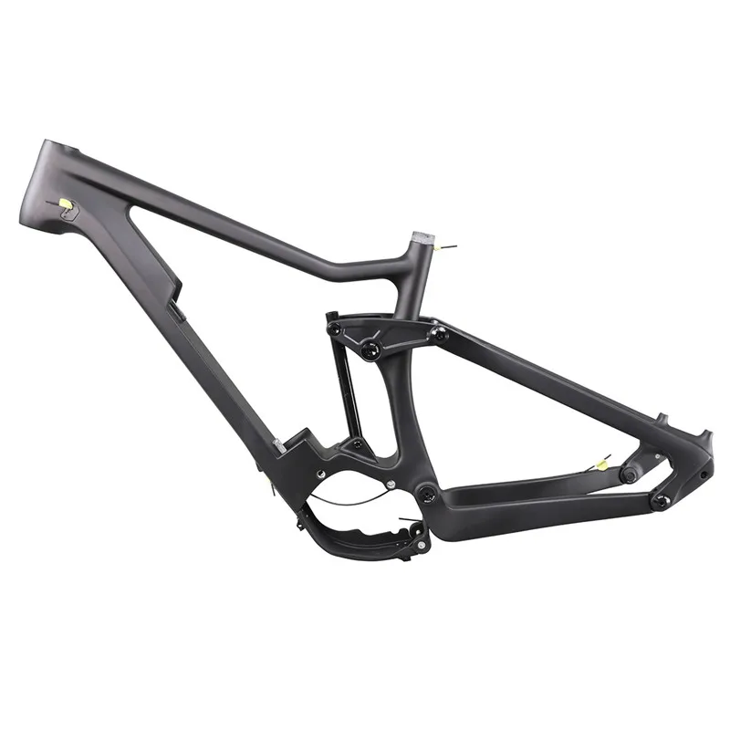 Best Carbon Fully internal cable E bike suspension frame E03 3