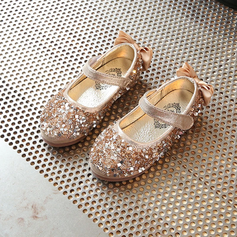rose gold shoes baby
