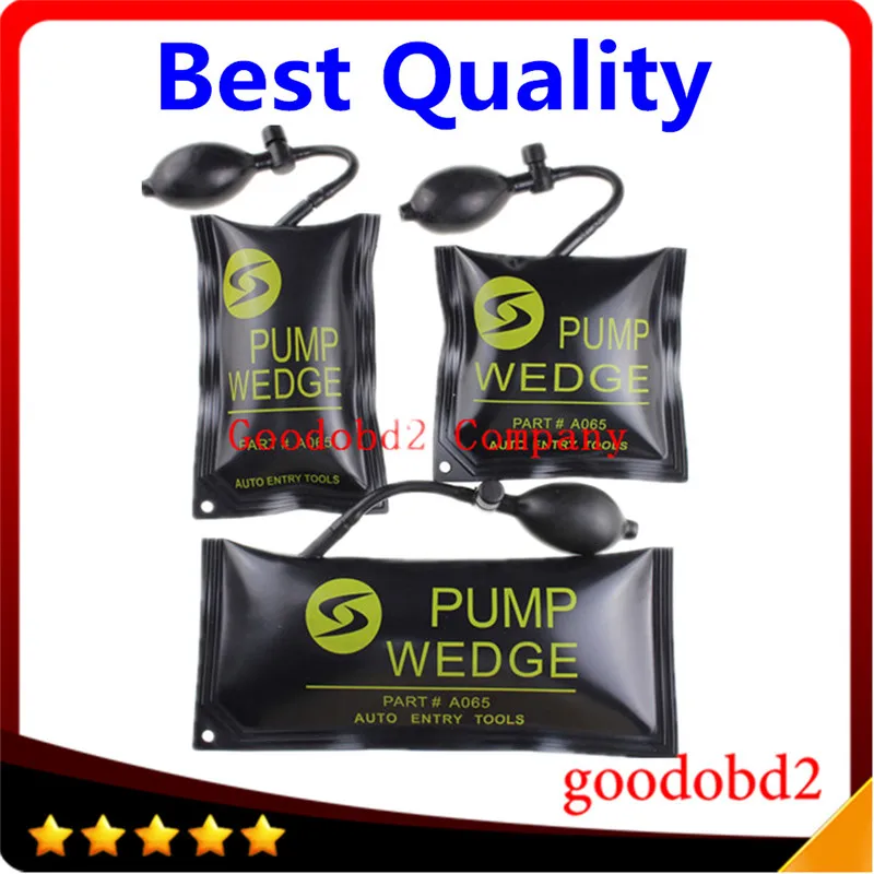 

Airbag KLOM PUMP WEDGE LOCKSMITH TOOLS Auto Air Wedge Lock Pick Open Car Door Lock  3pcs/bag