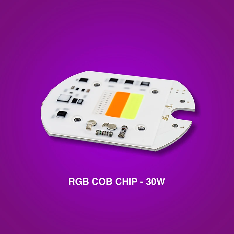 Светодиодный RGB COB чип яркий 30 Вт 220 В вход Smart IC для самостоятельной сборки
