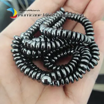 

200pcs Ferrite Magnet Bread Shape Dia. 5x2.5 mm Polished Shining Jewelry Health Care Ceramic Magnets for DIY Button home use